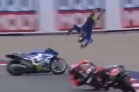 Moto GP: Έχασε τον έλεγχο και εκτοξεύτηκε από τη μηχανή του ο Μιρ