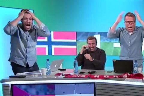 Η μοναδική αντίδραση Νορβηγών στο γκολ του Σαν Μαρίνο