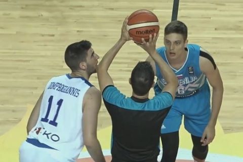 Live Stream: Ελλάδα - Σλοβενία (Eurobasket U20)