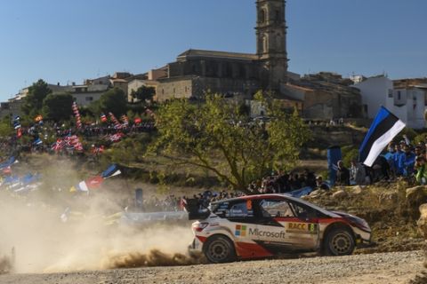 FIA World Rally Championship / Round 13 / Rally RACC Catalunya/Rally de Espana / Oct 24-27, 2019 // Worldwide Copyright: Toyota Gazoo Racing WRC