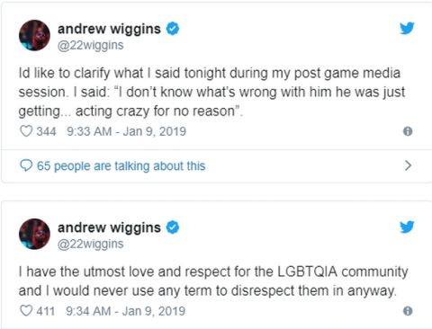 Άντριου Γουίγκινς: Φάνηκε να χαρακτηρίζει "gay" τον Σρόντερ και έσπευσε να το διαψεύσει