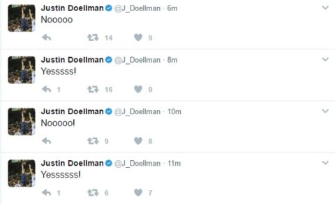 Οι επικές αντιδράσεις του Ντόλμαν στο Twitter στο τελευταίο λεπτό του "Clasico"