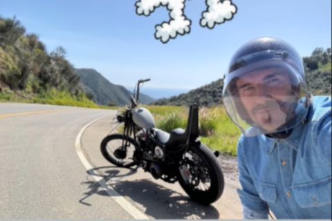 Μπέκαμ: Η βόλτα με την vintage Harley Davidson και η αποκάλυψη ότι του λείπει η ζωή στο Λος Άντζελες
