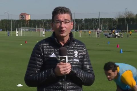 Ο Ντάνι Άλβες τρομάζει τον εργαζόμενο του Juventus TV