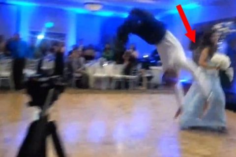 Γαμήλιος χορός για κλάματα: Έβγαλε νοκ-άουτ τη νύφη!
