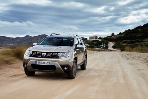 2017 -  New Dacia DUSTER tests drive in Greece