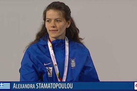Χάλκινο μετάλλιο με πανελλήνιο ρεκόρ η Σταματοπούλου