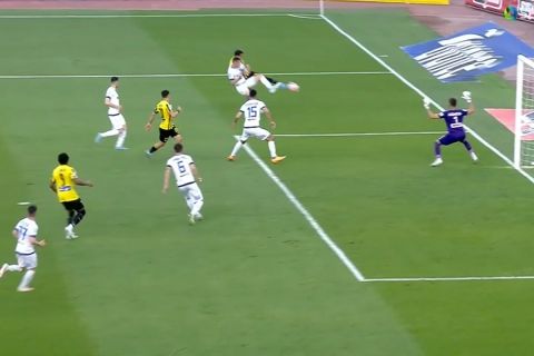 ΑΕΚ - ΠΑΣ Γιάννινα 1-0: Ο Χατζισαφί με εξαιρετικό διαγώνιο σουτ άνοιξε το σκορ