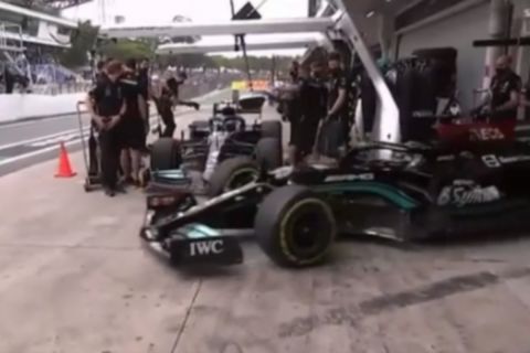 Formula 1, GP Βραζιλίας: Χάμιλτον και Μπότας λίγο έλειψε να τρακάρουν στο pit lane