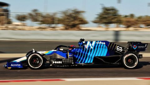 George Russell (GBR) Williams Racing FW43B.

Formula One Testing, Sunday 14th March 2021. Sakhir, Bahrain.