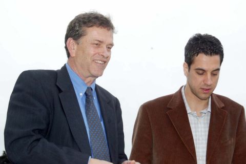 Ο Γιάννης Ιωαννίδης με τον Νίκο Χατζή