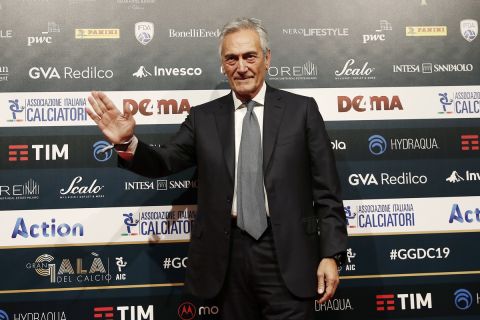Ο πρόεδρος της ιταλικής ποδοσφαιρικής ομοσπονδίας, Γκαμπριέλε Γκραβίνα