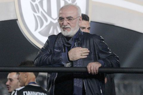 Ο Ιβάν Σαββίδης στη φιέστα του ΠΑΟΚ για την κατάκτηση του πρωταθλήματος