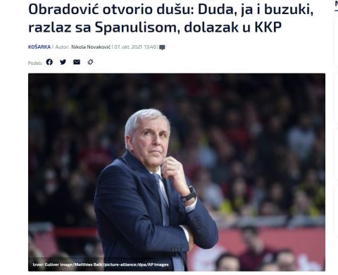 "Στα πρόθυρα των δακρύων ο Ομπράντοβιτς για Ίβκοβιτς": Ο Τύπος της Σερβίας για τη μεγάλη συνέντευξη στο SPORT24 