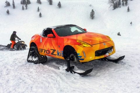 La marca incursiona en el espÌritu de los deportes de invierno con Nissan 370Zi.