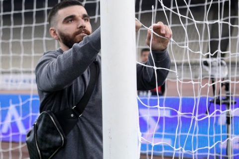 Ο Γιώργος Σαββίδης στο ΟΑΚΑ μετά τον τελικό του  Κυπέλλου Ελλάδας μεταξύ του ΠΑΟΚ  και της ΑΕΚ