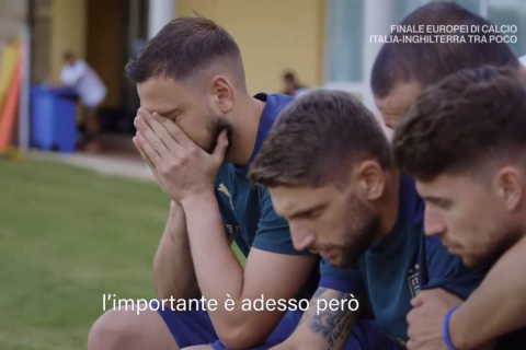 VIDEO: Oι αντιδράσεις των παικτών της Εθνικής Ιταλίας στην κατάρρευση του Έρικσεν
