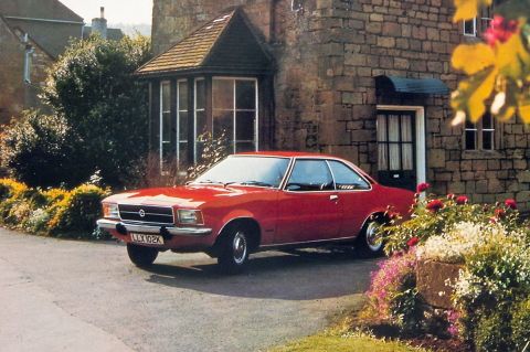 Opel Rekord D Coupé in England (1972)