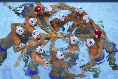 35th LEN European Water Polo Championship - Split 2022 - THU 02 SEP 2022 - Greece vs Croatia -