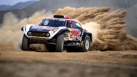 Stephane Peterhansel (FRA) and David Castera (FRA) of X-raid Mini JCW Team during the shakedown of Rally Dakar  2019 in Lima, Peru on January 4, 2019. // Flavien Duhamel/Red Bull Content Pool // AP-1Y1FWF8352111 // Usage for editorial use only // Please go to www.redbullcontentpool.com for further information. // 