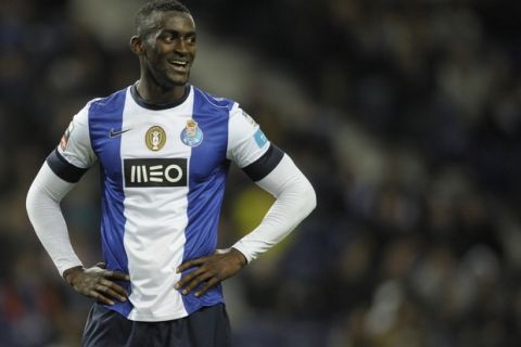 Porto's Colombian forward Jackson Martinez smiles during the Portuguese league football match FC Porto vs Estoril at the Dragao Stadium in Porto on March 8, 2013. Porto won 2-0.  AFP PHOTO / MIGUEL RIOPA        (Photo credit should read MIGUEL RIOPA/AFP/Getty Images)