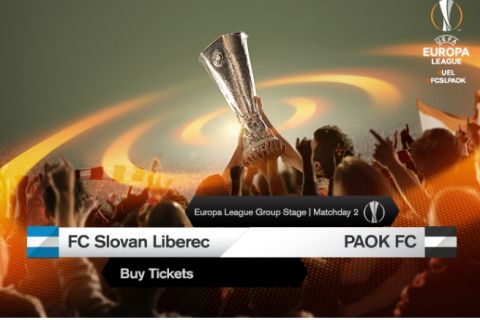 Τα εισιτήρια του Σλόβαν Λίμπερετς-ΠΑΟΚ