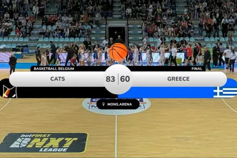 Βέλγιο - Ελλάδα 83-60: Φιλική ήττα στο Μονς, στο δρόμο για το EuroBasket 2023