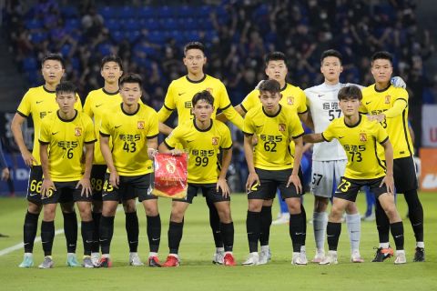 Οι παίκτες της Γκουάνγκζου πριν από την αναμέτρηση με την Τζοχόρ για τη φάση των ομίλων του Champions League Ασίας 2022-2023 στο "Σουλτάν Ιμπραχίμ", Τζοχόρ | Παρασκευή 15 Απριλίου 2022
