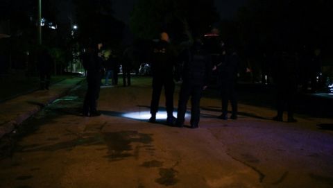 Πυροβολισμοί εναντίον του πρώην ποδοσφαιριστή του Ολυμπιακόυ Ντάρκο Κοβάσεβιτς έξω από το σπίτι του στην Γλυφάδα. Τρίτη 7 Ιανουαρίου 2019. (EUROKINISSI)