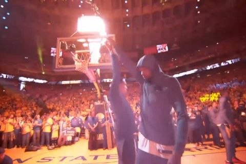 NBA, Ντουράντ: Το υπέροχο tribute VIDEO των Γουόριορς για τον All Star φόργουορντ, στο 1ο του ματς στο Σαν Φρανσίσκο από το 2019