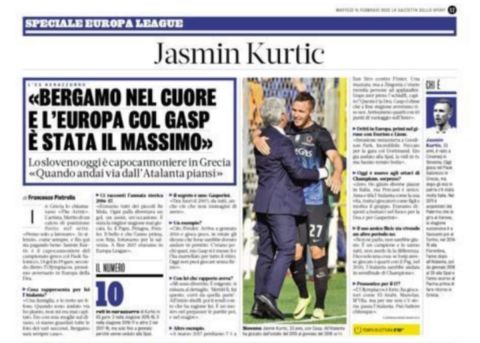 Η συνέντευξη του Κούρτιτς στην "Gazzetta Dello Sport"