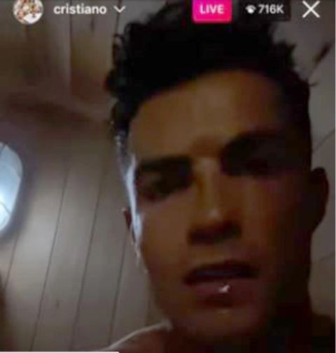 Ο Κριστιάνο Ρονάλντο στο Instagram live που άνοιξε κατά λάθος