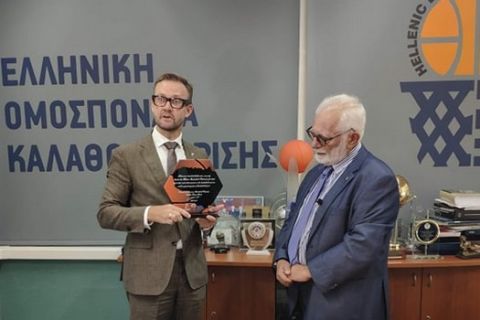 Ο Πρέσβης της Λιθουανίας τίμησε την ΕΟΚ για τη διαχρονική φιλία με την Ελλάδα
