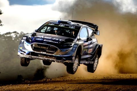 Ott Tanak(EST) performs during FIA World Rally Championship in Coffs Harbour, Australia  on  16.11.2017 // Jaanus Ree/Red Bull Content Pool // P-20171116-00106 // Usage for editorial use only // Please go to www.redbullcontentpool.com for further information. // 