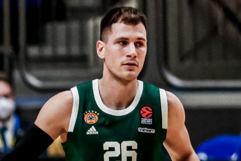 Ο Νέντοβιτς σε αγώνα της EuroLeague με τη φανέλα του Παναθηναϊκού
