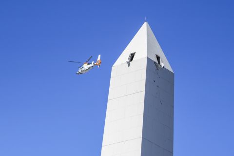 Ελικόπτερο μεταφέρει την εθνική Αργεντινής πάνω από τον Οβελίσκο του Μπουένος Άιρες | Τρίτη 20 Δεκεμβρίου 2022