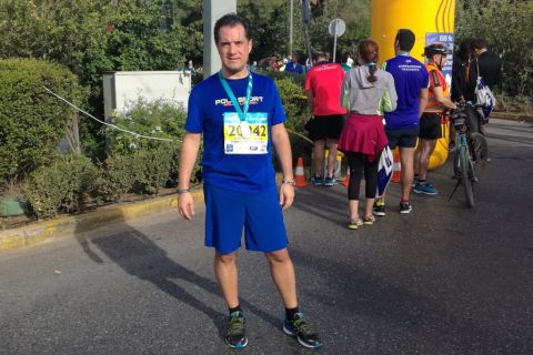 Μαραθώνιος: Ο Άδωνις Γεωργιάδης έτρεξε στα 10 χλμ και ευχαρίστησε τον διατροφολόγο του