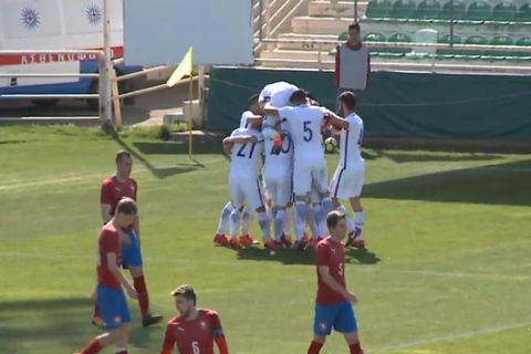 Σπουδαίο τρίποντο για την Εθνική Ελπίδων, 3-0 τη Τσεχία με Λημνιό, Μανθάτη