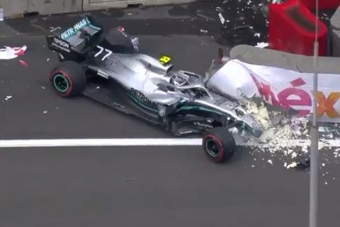 F1: Τρομακτικό ατύχημα για Μπότας