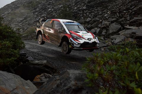 Ott Tanak (EST) performs during FIA World Rally Championship 2018 in Deeside, Great-Britain on October 5, 2018 // Jaanus Ree/Red Bull Content Pool // AP-1X43DD1PN2111 // Usage for editorial use only // Please go to www.redbullcontentpool.com for further information. // 