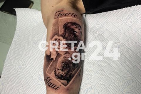 Ο Τσιμίκας έκανε τατουάζ τους αγαπημένους του σκύλους