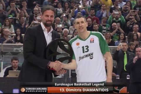 Ο Διαμαντίδης έγινε θρύλος στην Euroleague