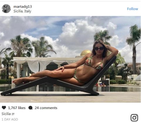 Η Μάρτα ανεβάζει τη... θερμοκρασία στο Instagram!