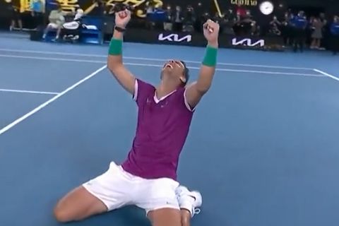 Australian Open: Η αντίδραση του Ναδάλ μετά την ανατροπή του επί του Μεντβέντεφ