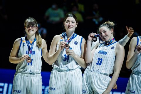 EuroLeague γυναικών: Η Αβενίδα της Φασούλα κατέκτησε την τρίτη θέση 