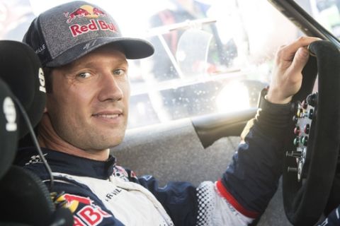Sebastien Ogier (FRA) poses for a portrait during FIA World Rally Championship 2018 in Bastia, France on 6.04.2018. Defending world champion Sébastien Ogier leads the race by 33.6 seconds over Thierry Neuville. The Corsica Linea  Tour de Corse is the fourth stop out of 13 in 2018.// Jaanus Ree/Red Bull Content Pool. via AP Images  // For more content, pictures and videos like this please go to http://www.redbullcontentpool.com