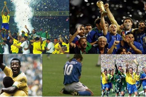 Ιταλία-Βραζιλία, ένα ματς με πολλή ιστορία