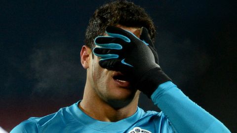 FC Zenit St. Petersburg's football player Hulk reacts during the UEFA Europe League round of 16 football match between FC Zenit St. Petersburg and FC Basel 1893 in St. Petersburg on March 14, 2013. AFP PHOTO/KIRILL KUDRYAVTSEV        (Photo credit should read KIRILL KUDRYAVTSEV/AFP/Getty Images)