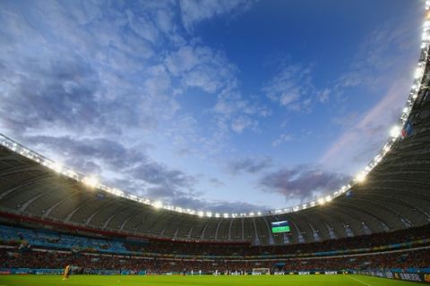 PORTO ALEGRE, BRAZIL - JUNE 15:  A general view of the arena during the 2014 FIFA World Cup Brazil Group E match between France and Honduras at Estadio Beira-Rio on June 15, 2014 in Porto Alegre, Brazil.  (Photo by Ian Walton/Getty Images)