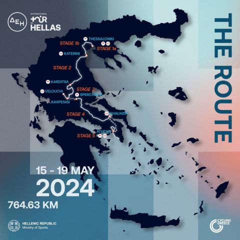 Ο ΔΕΗ Διεθνής Ποδηλατικός Γύρος Ελλάδας 2024 αποκαλύπτεται